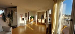 Schönes Wohnzimmer in möblierter Wohnung in München